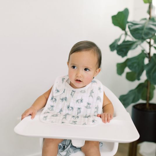 aden + anais Bib with snaps - Pack of 3 cotton muslin - Now + Zen
