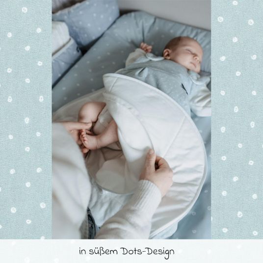 Alvi 2-piece sleeping bag set baby mäxchen jersey - New Dots - size 50
