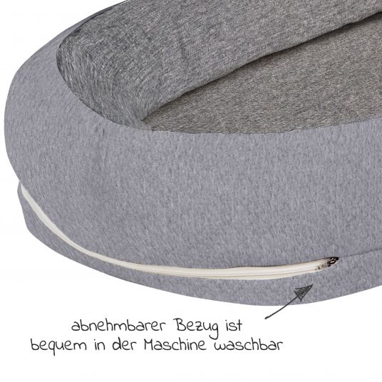 Alvi 2-tlg. Sparset Stubenwagen Birthe + Schlummer-Nestchen Special Fabrics - Piqué