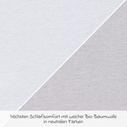 Alvi 4-tlg. Matratzen-Set für Kinderbett 70x140 cm - Babybettmatratze ALVImed® + Betteinlage + 2 Spannbettlaken