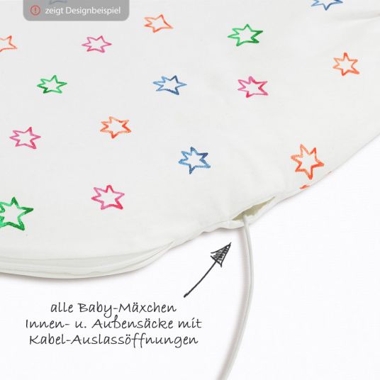 Alvi Baby bodice 3-pcs bellybutton - Dream Bleu - size 56/62