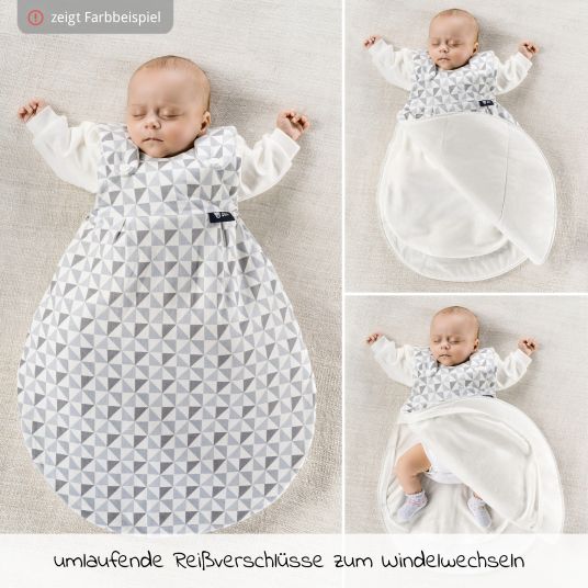 Alvi Baby bodice 3-pcs Organic Cotton - Curly Dots - Gr. 50/56