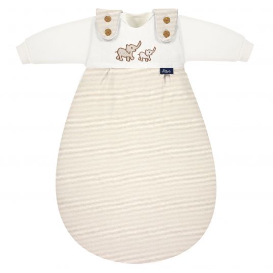 Alvi Baby bodice 3-piece Organic Cotton - Olifant - Gr. 50/56