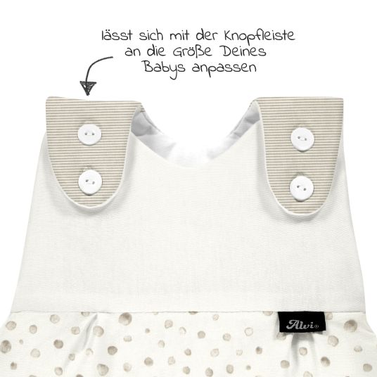 Alvi Baby-Mäxchen outer bag - Aqua Dot - size 50/56