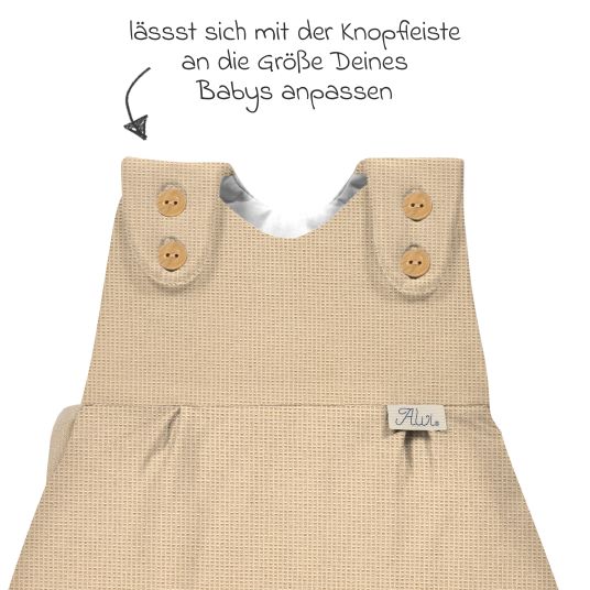 Alvi Baby-Mäxchen Außensack - Waffelpique - Gr. 50/56