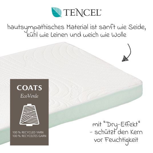 Alvi Baby crib mattress ALVImed® by Dr. Martin Buchholz 70 x 140 cm