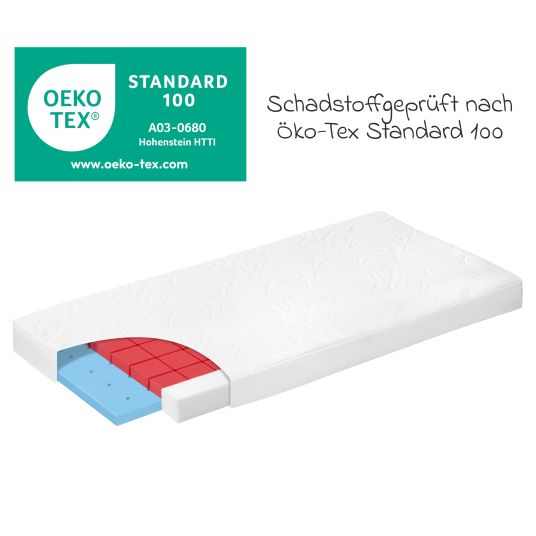 Alvi Bamboo Pro baby crib mattress 70 x 140 cm