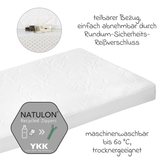 Alvi Baby crib mattress MamaLiebe 70 x 140 cm