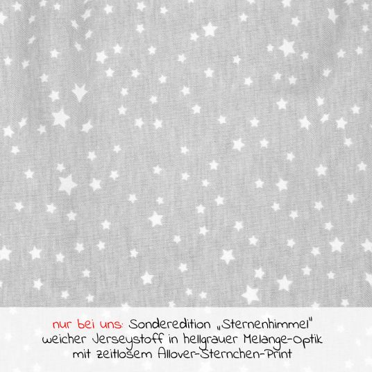 Alvi Baby blanket / cuddly blanket jersey 75 x 100 cm - starry sky