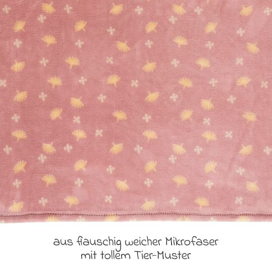 Alvi Babydecke Mikrofaser 75 x 100 cm - Pretty