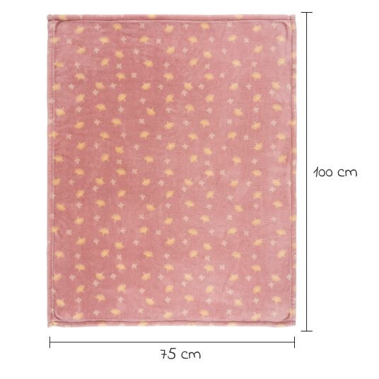 Alvi Babydecke Mikrofaser 75 x 100 cm - Pretty