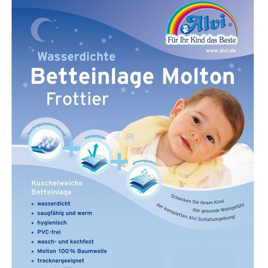 Alvi Betteinlage Molton / Frottier 40 x 50 cm