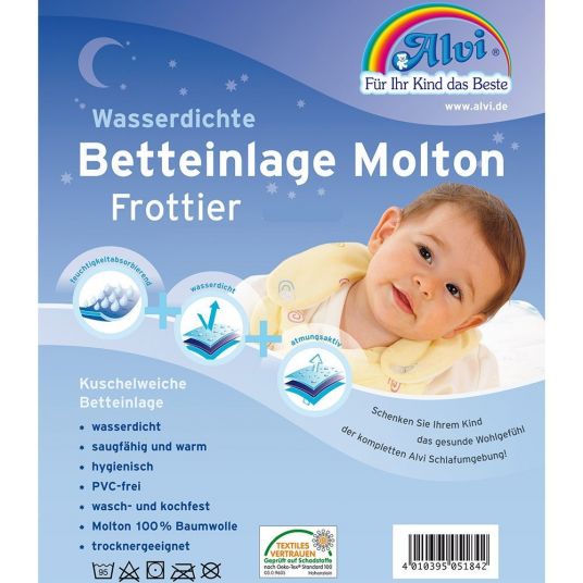 Alvi Betteinlage Molton / Frottier 40 x 50 cm