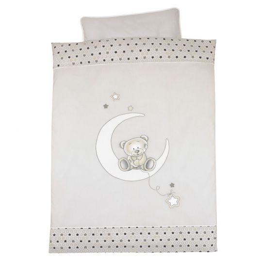 Alvi Biancheria da letto 100 x 135 cm - Star & Little Star - Grigio