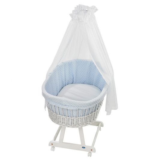Alvi Complete bassinet Birthe White bellybutton - Dream - Bleu
