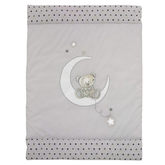 Alvi Crawling blanket 100 x 135 cm - star and starlets - grey