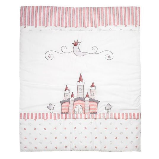 Alvi Crawling blanket 100 x 135 cm - dream castle pink