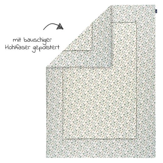 Alvi Krabbeldecke Organic Cotton 100 x 135 cm - Petit Fleurs