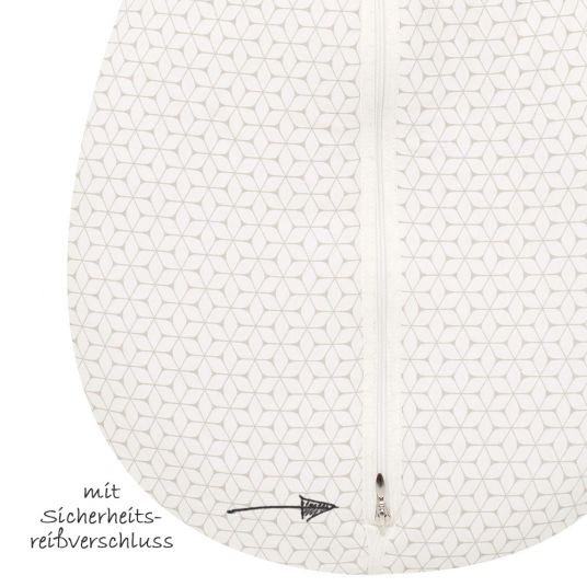 Alvi Ball sleeping bag Mäxchen Thermo with arm - diamond taupe - size 70 cm