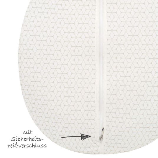 Alvi Ball sleeping bag Mäxchen Thermo - Rhombus Taupe - Gr. 70 cm