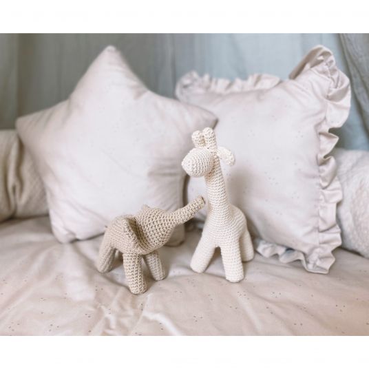 Alvi Cuddle pillow Organic Cotton 30 x 30 cm - flounce
