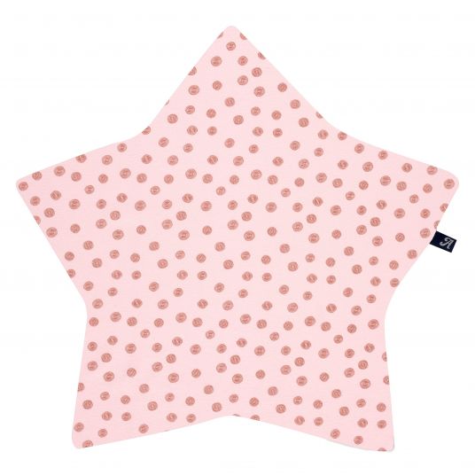 Alvi Cuddle pillow star - Organic Cotton - Curly Dots