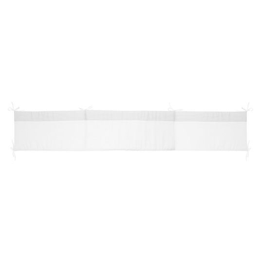 Alvi Nestchen für Beistellbett - Dots & Stripes - Grau