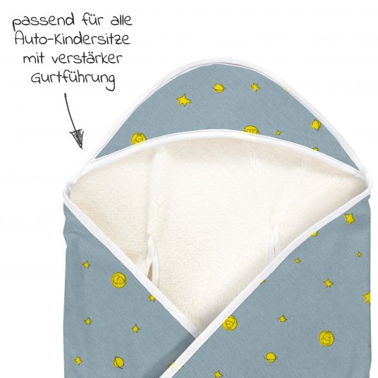 Alvi Travel blanket organic cotton 80 x 80 cm - The Little Prince - Limited Edition