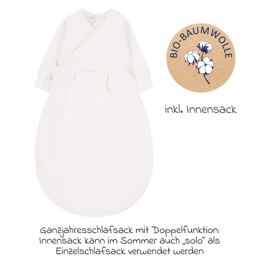 Alvi Schlasack Baby-Mäxchen 4 Season Mull - Sand-Beige - Gr. 50/56