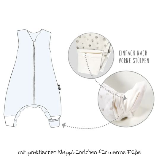 Alvi Sleep-Overall - Slub Muslin - Gr. 70 cm