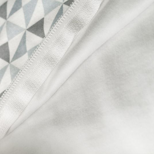 Alvi Summer Sleeping Bag Mäxchen Light - Triangle Silver Grey - Size 90 cm