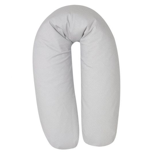 Alvi Nursing pillow 190 cm - Stripes - Grey
