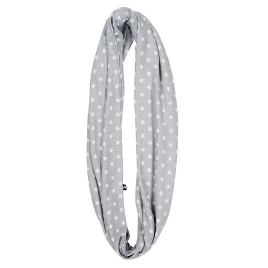 Alvi Nursing scarf 2 in 1 - Stars - Silver