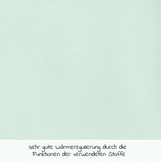 Alvi Schlafsack Tracksuit Special Fabric - Felpa Nap - Mint - Gr. 70