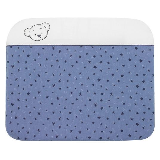 Alvi Changing pad with cover bear children - Blue