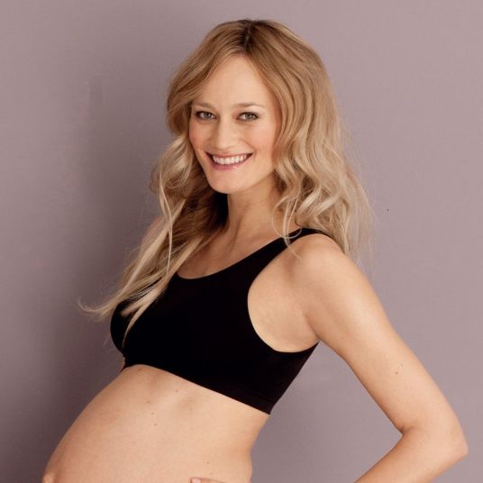 Anita Pregnancy Bustier Seamless - Black - Size M
