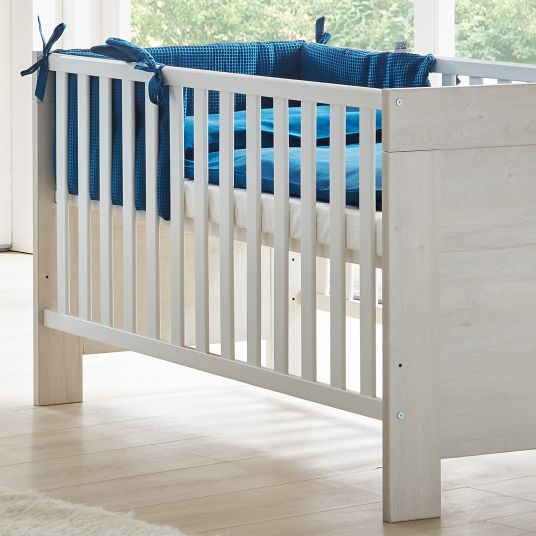 Arthur Berndt 3-piece Til nursery set with 3-door wardrobe, bed, extra-wide changing unit with changing top - Nordic Wood