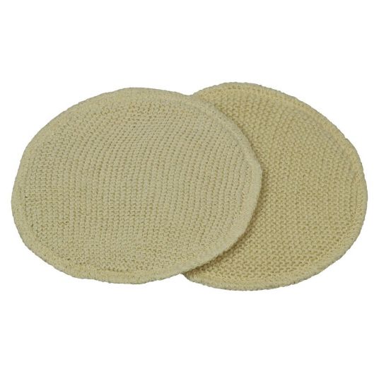 Asmi Organic nursing pad 2-ply bourette silk / virgin wool