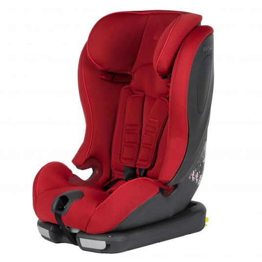 Avova Kindersitz Sperling - Fix i-Size 76 cm - 150 cm / ab 15 Monate bis 12 Jahre - Maple Red