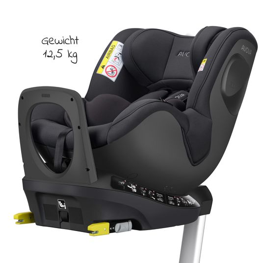 Avova Reboarder child seat Sperber-Fix 61 61 cm - 105 cm / 1 year to 4 years with Isofix - Koala Grey