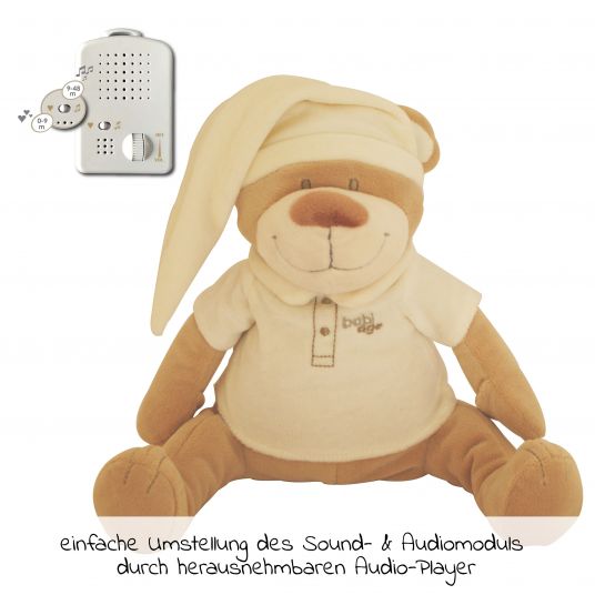 Babiage Doodoo Sleep Aid & Cuddly Toy - Bear - Beige