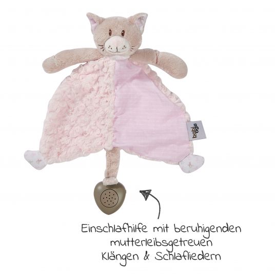 Babiage Doodoo Sleep Aid & Cuddly Toy - Kitty Mini - Pink