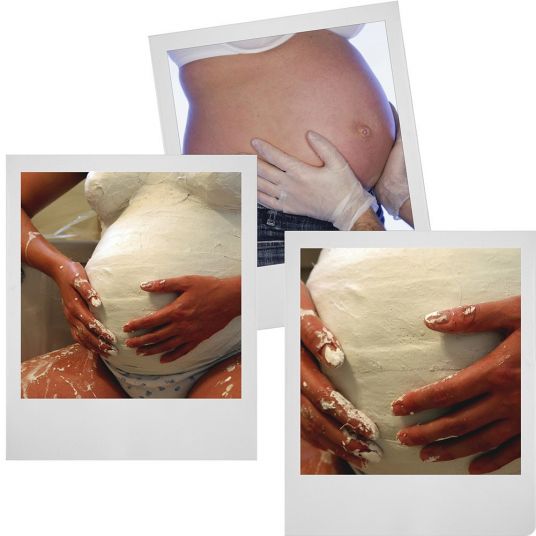 Baby Art Gipsabdruck-Set Belly Kit für Babybauch