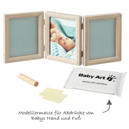 Baby Art Rahmen für Foto & 2 Abdrücke - Stormy
