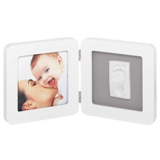 Baby Art Rahmen für Foto & Abdruck Print Frame - White & Grey