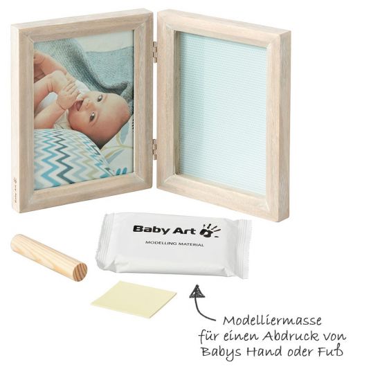 Baby Art Frame for photo & plaster cast - Stormy