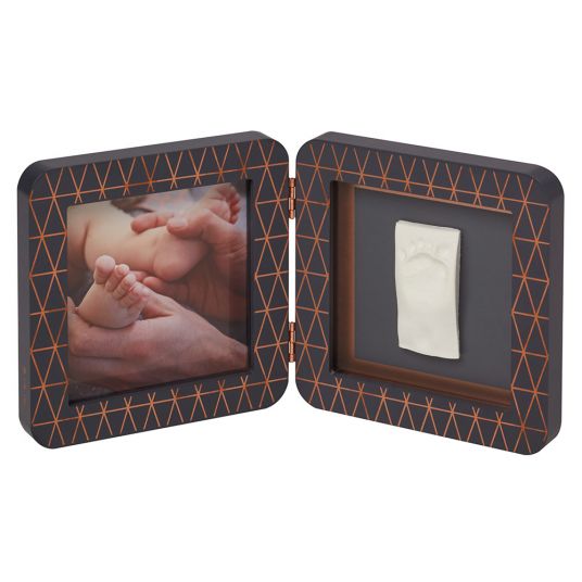 Baby Art Frame for photo and plaster cast My Baby Touch - Special Edition - Dark Grey
