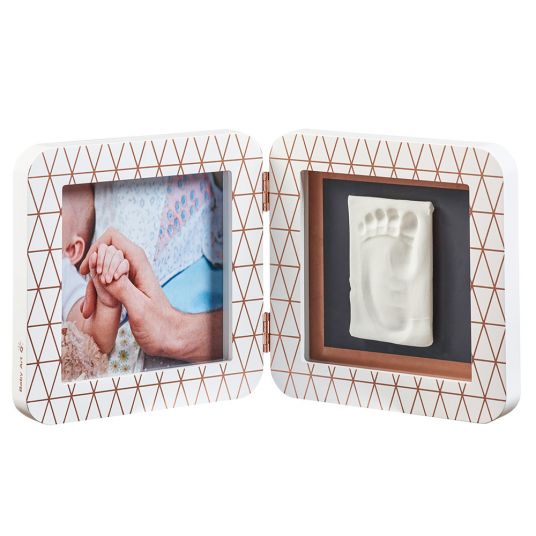 Baby Art Frame for photo and plaster cast My Baby Touch - Special Edition - White