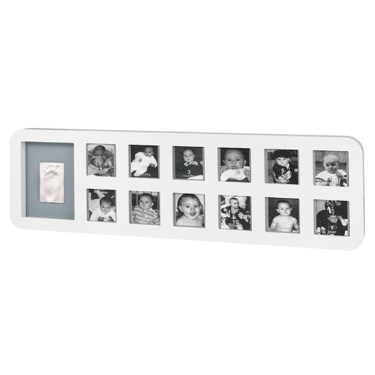 Baby Art Cornice per foto e stampe Cornice per foto e stampe Il mio primo anno - bianco grigio