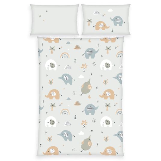 Baby Best Bed linen flannel 100 x 135 cm - Elephants